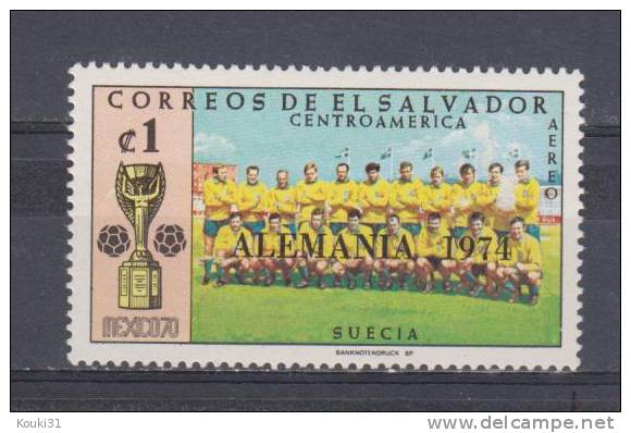 Salvador YT PA 314 ** : Mexico 70 , équipe De Suède - 1970 – Mexique