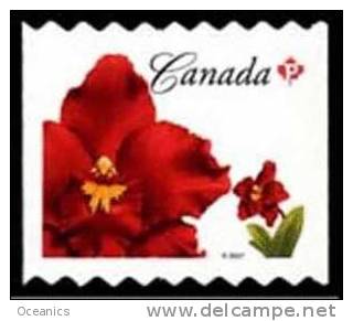 Canada (Scott No.2244ii - Courant Orchidé / Orchid Definitives) ** Timbre Roulette / Coil Stamp - NOTE - DC - Ongebruikt