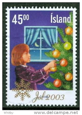 Iceland 2003 45k Christmas Issue #1003 - Gebraucht