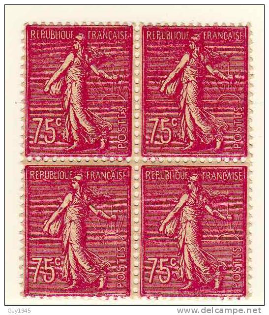 FRANCE : TP N° 202 **/* - 1903-60 Semeuse Lignée