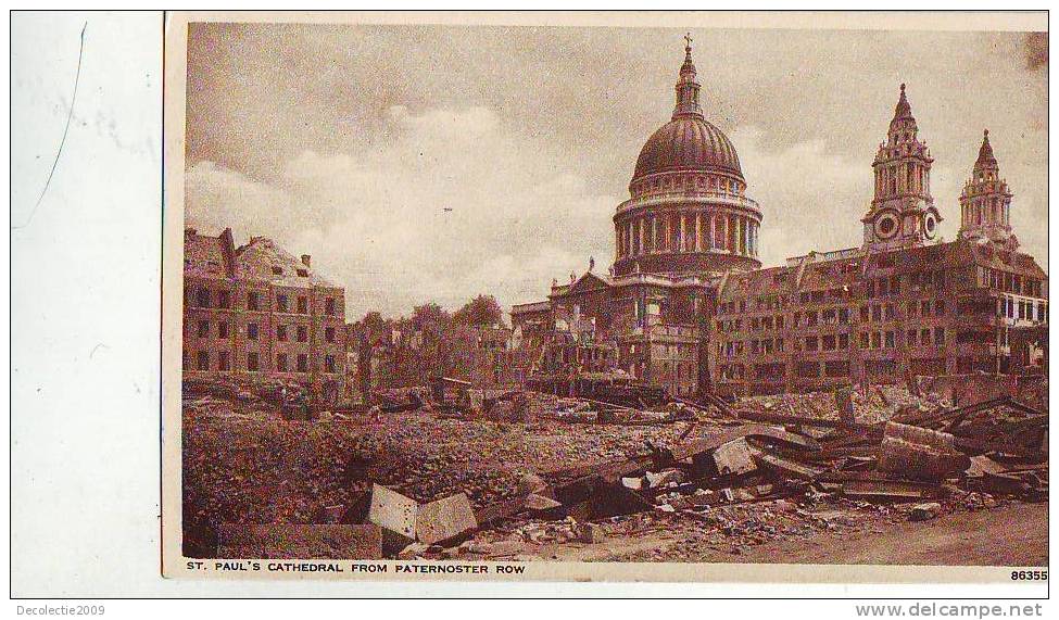 Z7069 Scotland London St Paul Cathedral Rom Paternoster Row Not Used Perfect Shape - St. Paul's Cathedral