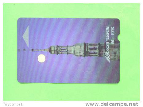 ESTONIA - Magnetic Phonecard/Holy Spirit Church - Estonia