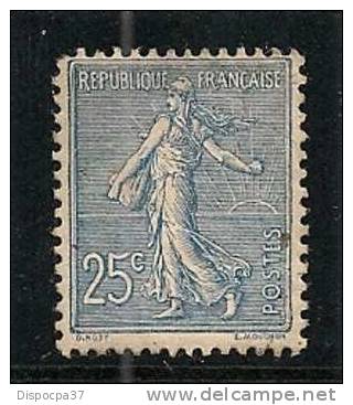 Semeuse -N°132neuf +charn --cote:90€-dent Faible,pt Point Sur Face - 1903-60 Semeuse Lignée