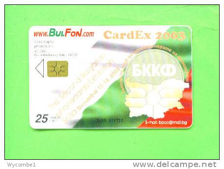 BULGARIA - Chip Phonecard/Cardex 2003 Issue 40000 - Bulgarije