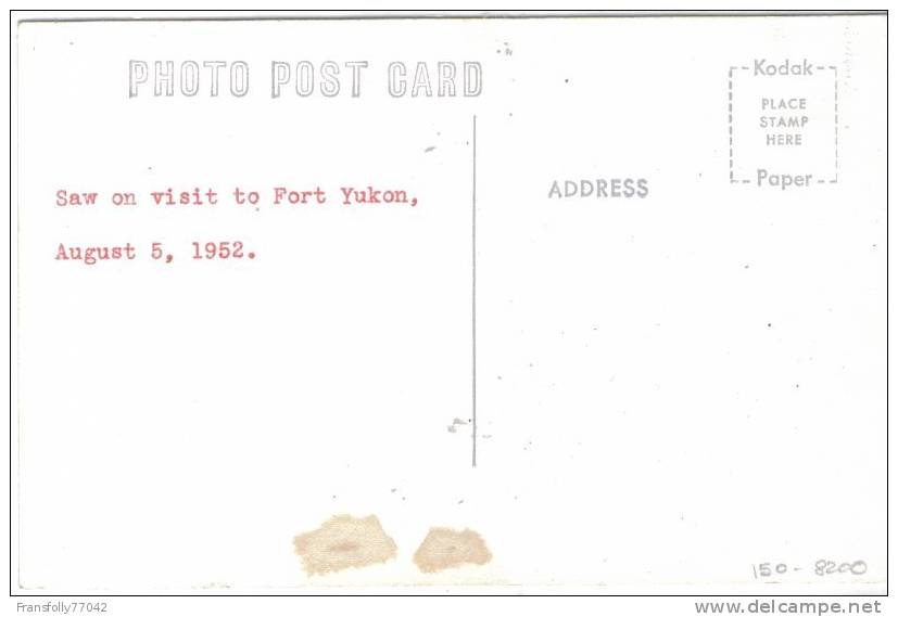 Rppc - ALASKA - ALASKAN FISH TRAP - 1952 - Other & Unclassified