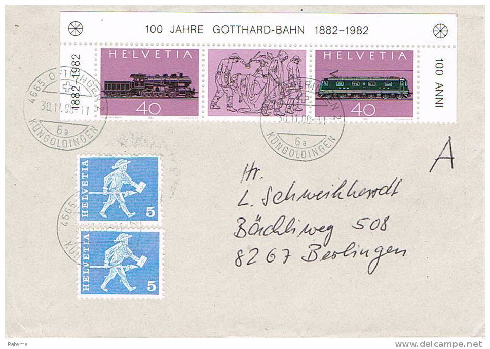 Carta, OFTRINGEN 2000,  (Suiza) , Cover, Lettre, Letter - Covers & Documents