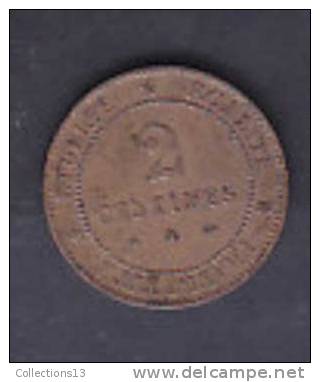 FRANCE - 2 Cts Ceres - 3 Eme Republique - 1879A  TB - 2 Centimes