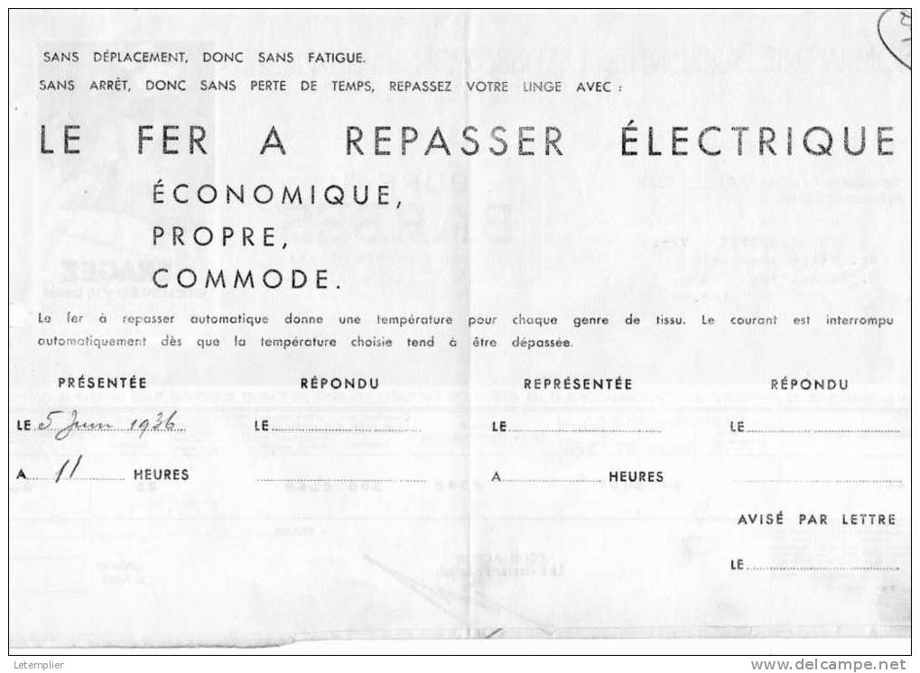 C.P.D.E 1936 - Elektrizität & Gas