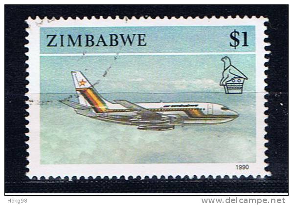 ZW Simbabwe 1990 Mi 434 Flugzeug - Zimbabwe (1980-...)