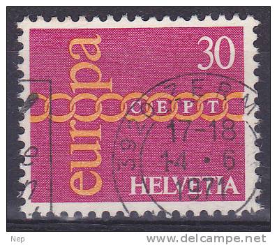 EUROPA - CEPT - Michel - 1971 - Zwitserland - Nr 923 - Gest/Obl/Us - 1971