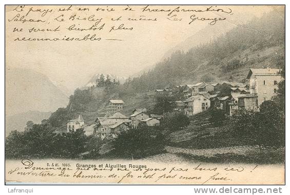 SUISSE-suisse - Ref B208- Granges Et Aiguilles Rouges - - Granges