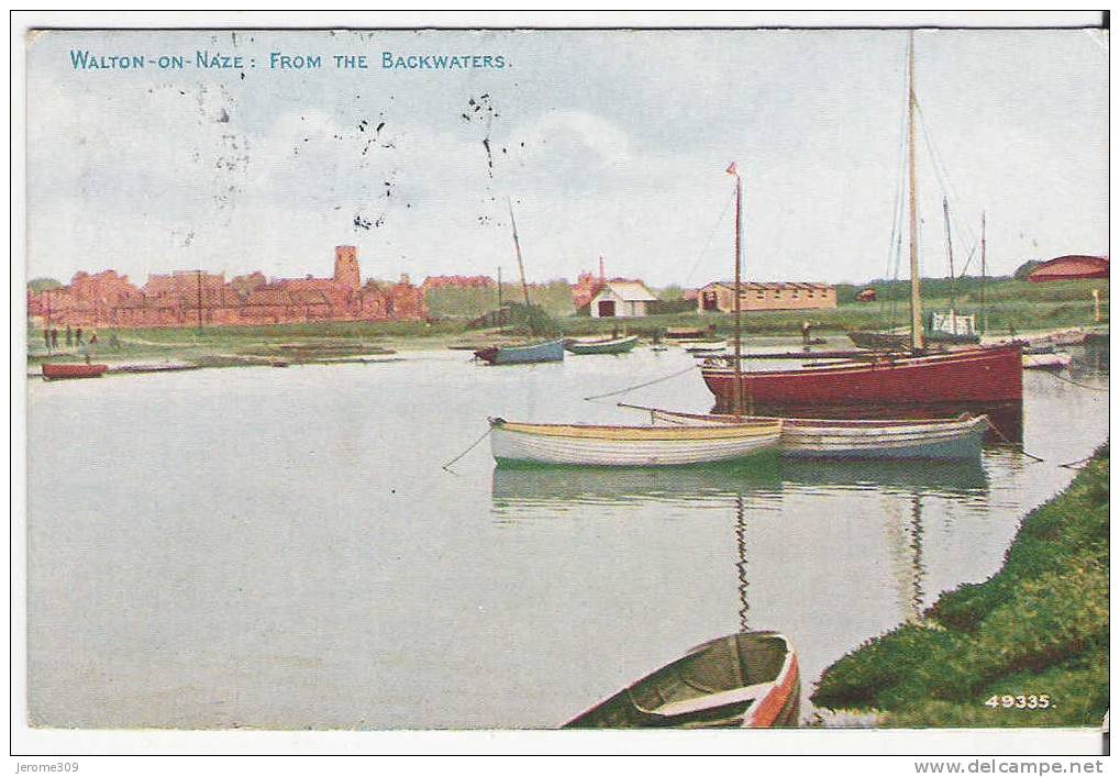 ROYAUME-UNI - WALTON-ON-NAZE - CPA - N°49335 - Walton-on-Naze: From The Backwaters - Andere & Zonder Classificatie