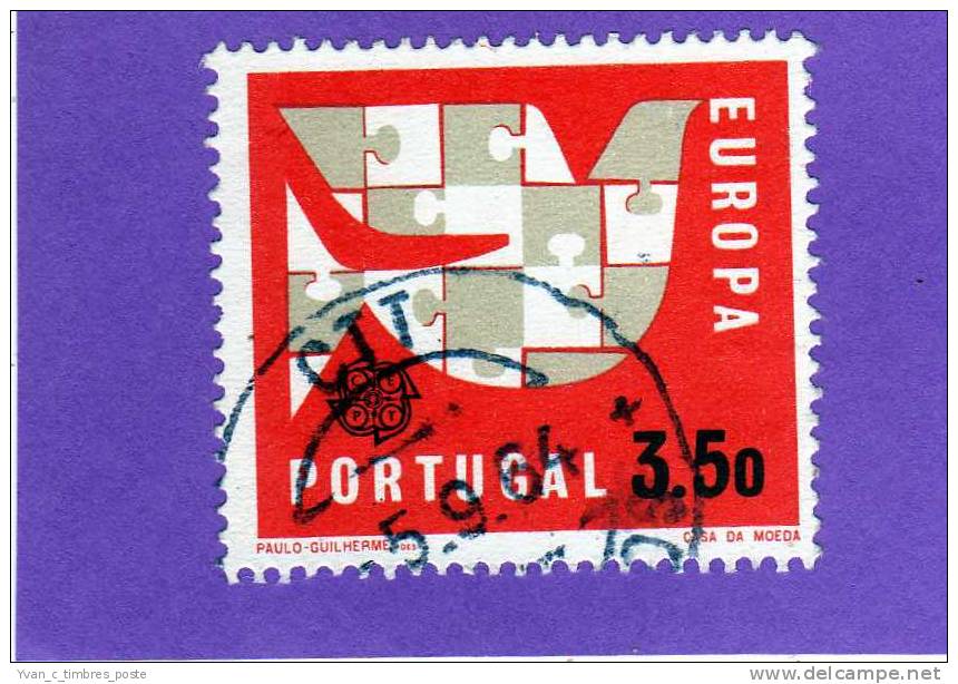 PORTUGAL TIMBRE N° 931 OBLITERE EUROPA 1963 - Used Stamps