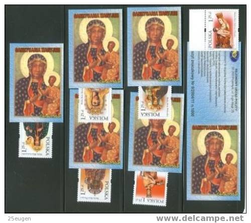 POLAND 2004 SANCTUARIES HOLY MARY 6 Booklets  MNH - Postzegelboekjes