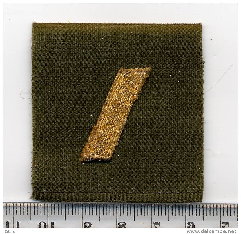 OFFICIER  Ruban Auto-agrippant Vert Armée: - Patches