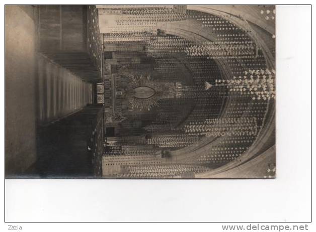 49.516/ ALLONNES - Carte Photo Intérieur De L'église 12 Mai 1929 - Fête De St Thérése - Allonnes