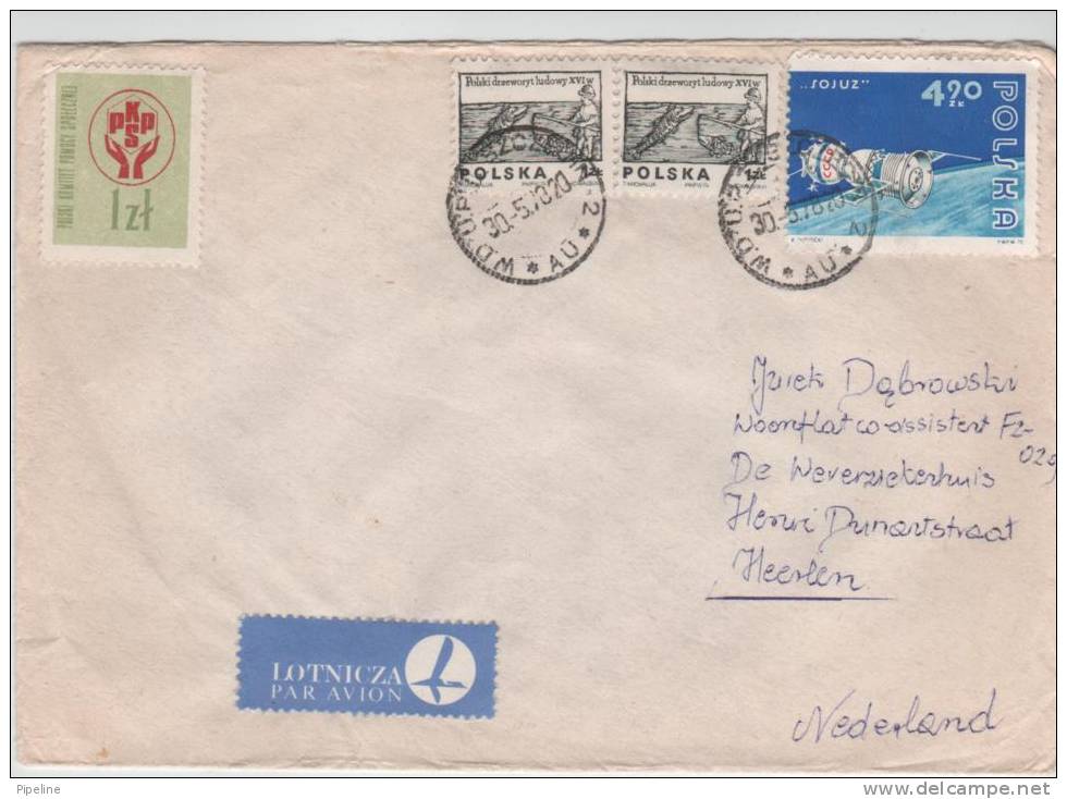 POLAND COVER SENT TO Netherlands 30-5-1978 - Cartas & Documentos