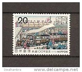 JAPAN NIPPON JAPON JAPAN'S RAILWAY CENTENARY 1972 / MNH / 1165 - Neufs