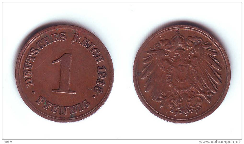 Germany 1 Pfennig 1913 F - 1 Pfennig