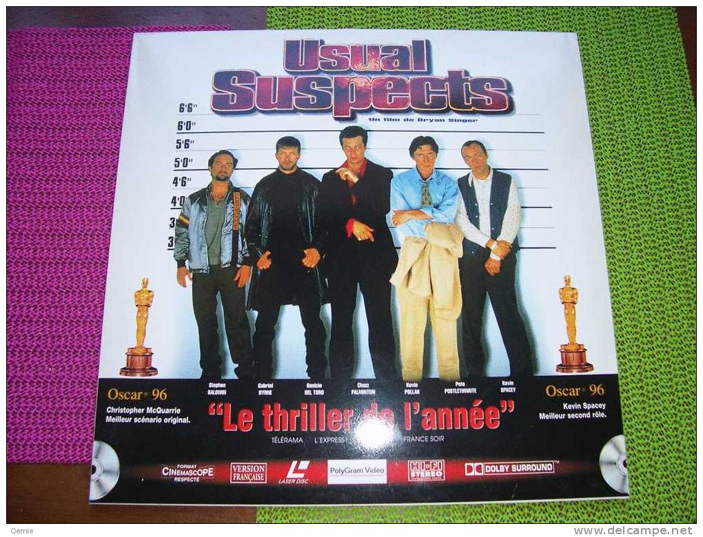 LASERDISC  CDV   °°°   USUAL SUSPECTS  OSCAR 1996 - Other Formats