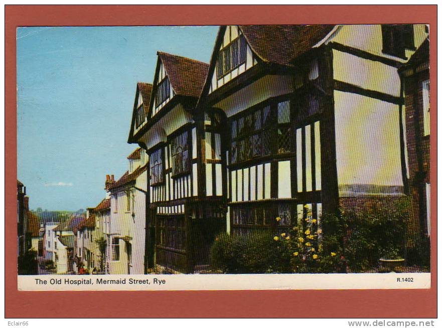 RYE    CPM Année  1973   THE OLD HOSPITAL MERMAID STREET, - Rye