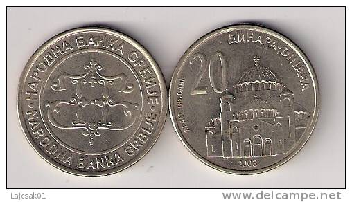 Serbia 20 Dinara 2003. - Serbie
