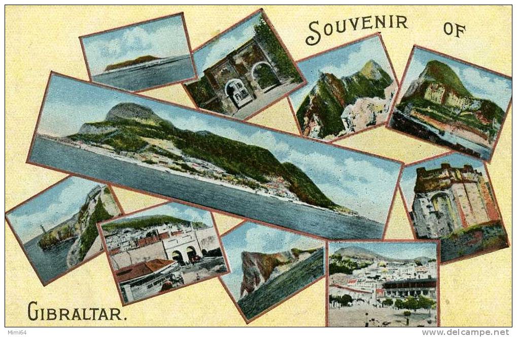 GIBRALTAR . SOUVENIR OF GIBRALTAR . - Gibraltar