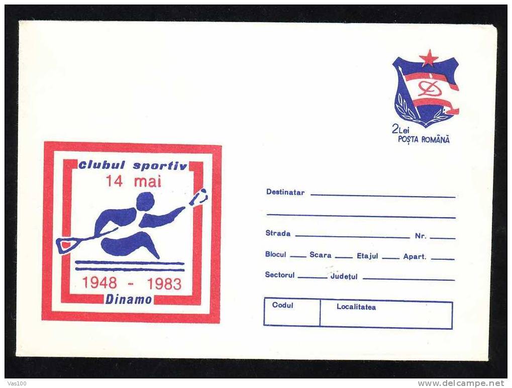 Romania 1983  Postal Stationery With  Rowing Unused . - Canoë