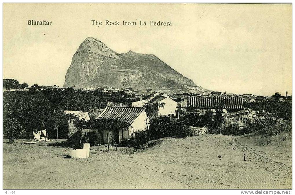 GIBRALTAR .  THE  ROCH  FROM  LA  PEDRERA . - Gibilterra