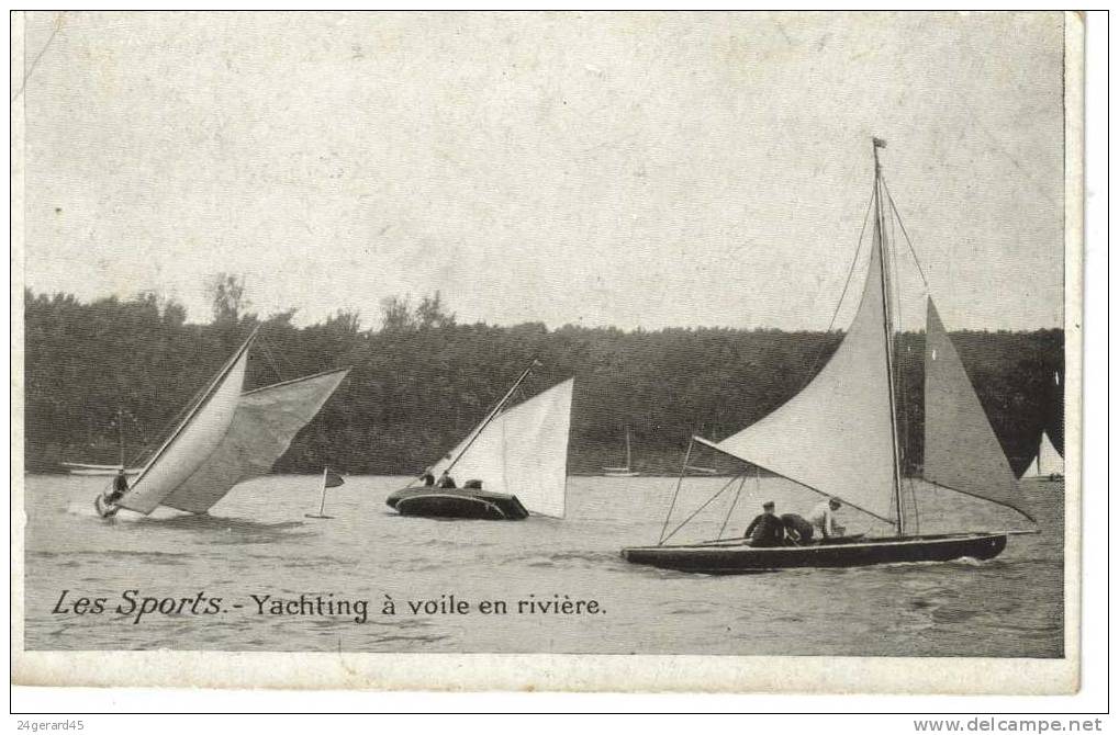 CPA SPORTS VOILE - Yachting à Voile En Rivière - Zeilen