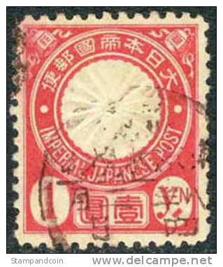 Japan #84 Used 1y Carmine From 1888 - Used Stamps