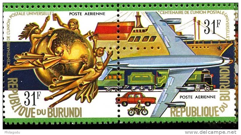 UPU 1974   Paire Séries 644/651 Blocs 77/78 D + Non Dentelés   Et Feuillet De Luxe  Cote 369 Euros - Unused Stamps