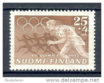 Finland 1952 Mi. 402  25 (M) + 2 M Olympic Games Olympische Sommerspiele Helsinki MNH - Nuovi