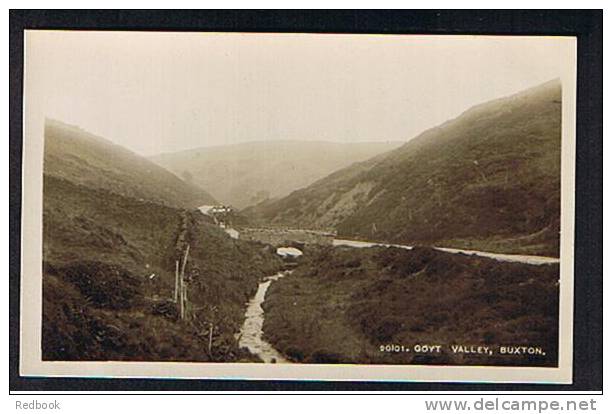 Early Real Photo Postcard Goyt Valley Buxton Derbyshire - Ref 529 - Derbyshire