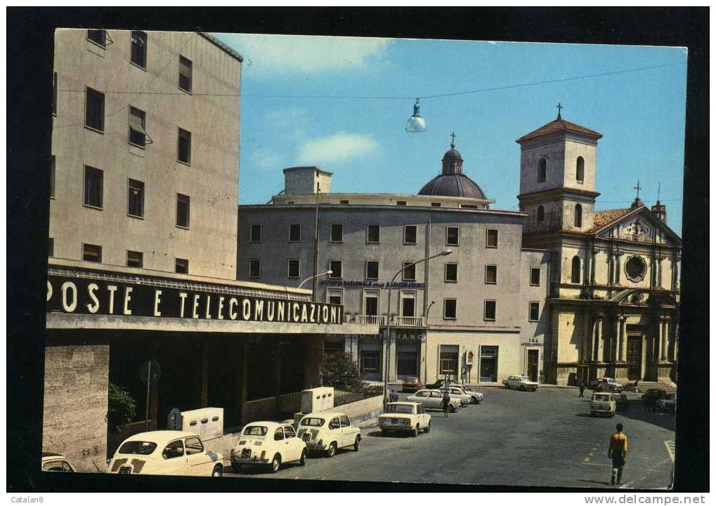 V0978 CARTOLINA ILLUSTRATA CALABRIA CATANZARO PIAZZA IMMACOLATA FG.V. - Catanzaro