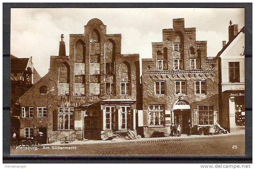 TOP!! FLENSBURG * AM SÜDERMARKT * 1920  *!! - Flensburg