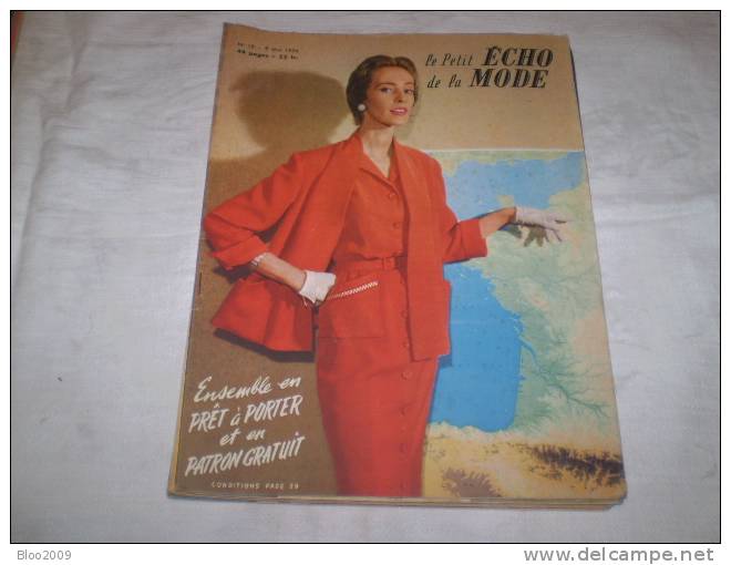 LE PETIT ECHO DE LA MODE  ANNEE 1954  NUMERO 19 - Moda