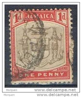 Lote 6 Sellos JAMAICA  Colonia Inglesa  Cat Yvert Num 27, 31, 37, 38, 58, 59  º - Jamaica (...-1961)
