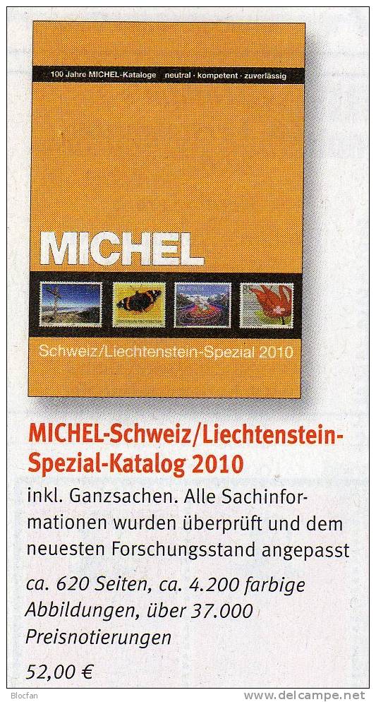 Schweiz/Liechtenstein Spezial Briefmarken Michel Katalog 2010 Neu 52€ - Altri & Non Classificati