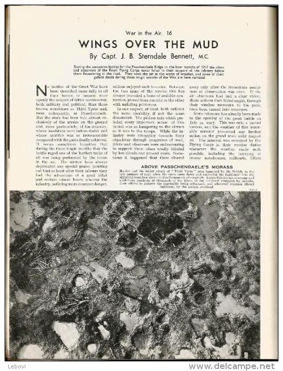 (PASSCHENDAELE Et Environs) «Wings Over The Mud » Article Complet  De 5 Pages Dont 10 Photos Dans Le Texte - Englisch