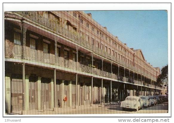 Carte Postale Ancienne New Orleans - View Of The Pontalba Apartments - New Orleans