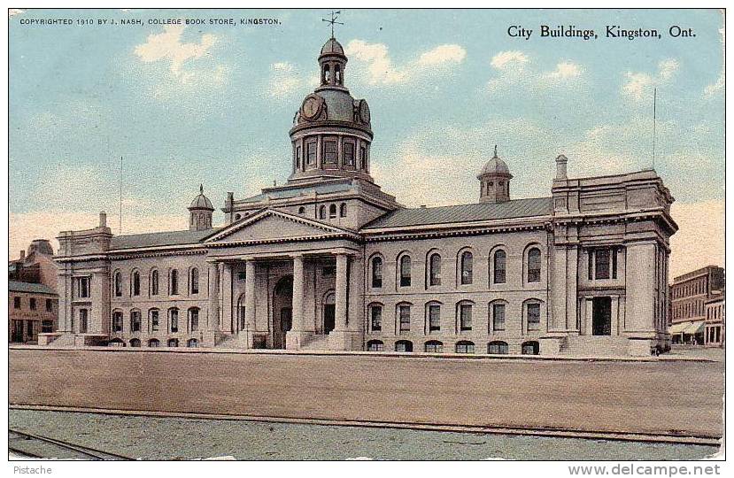 Kingston Ontario - City Buildings - Architecture - Écrite En 1913 - Voir 2 Scans - Kingston