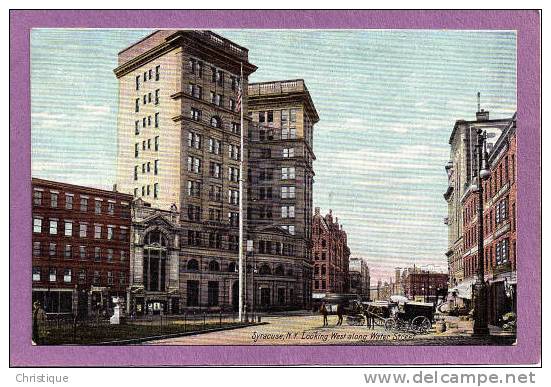 Water Street Looking West, Syracuse, NY. 1900-10s - Syracuse