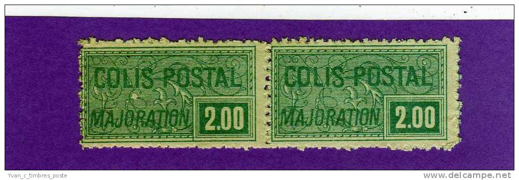 FRANCE TIMBRE COLIS POSTAUX N° 79 NEUF PAIRE HORIZONTALE - Neufs