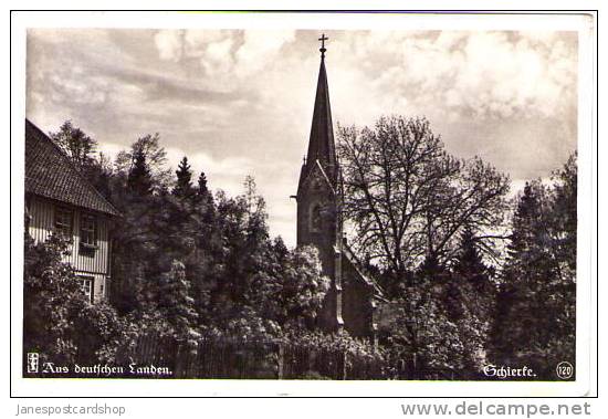 SCHIERKE - Motiv An Der Kirche - Echte Photo - Sachsen-Anhalt - Schierke