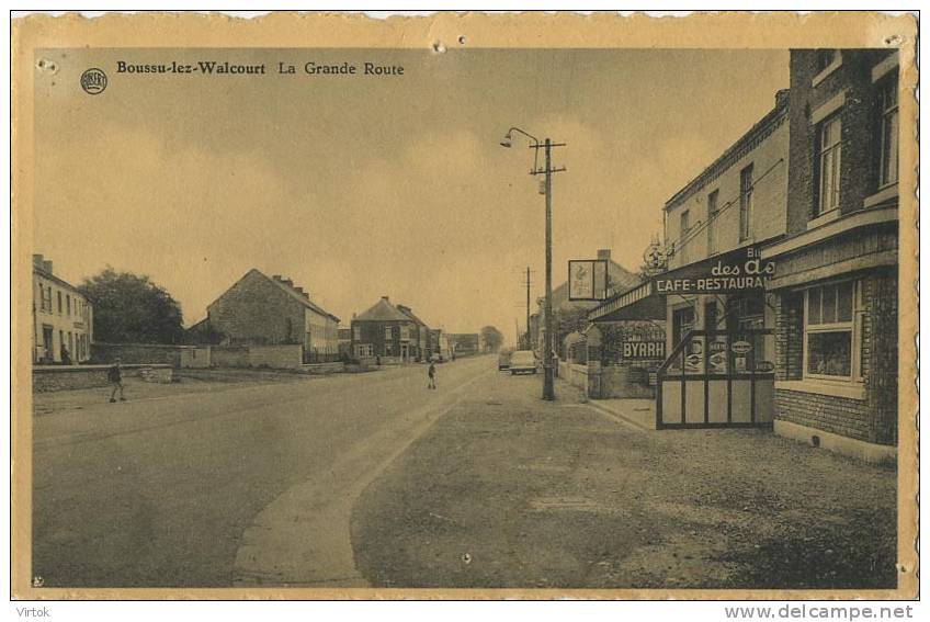 Boussu-lez-Walcourt :  La Grande Route  ( Ecrit Avec Timbre ) - Boussu