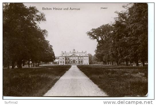 LINCS - BELTON HOUSE AND AVENUE 1914  Li188 - Sonstige & Ohne Zuordnung