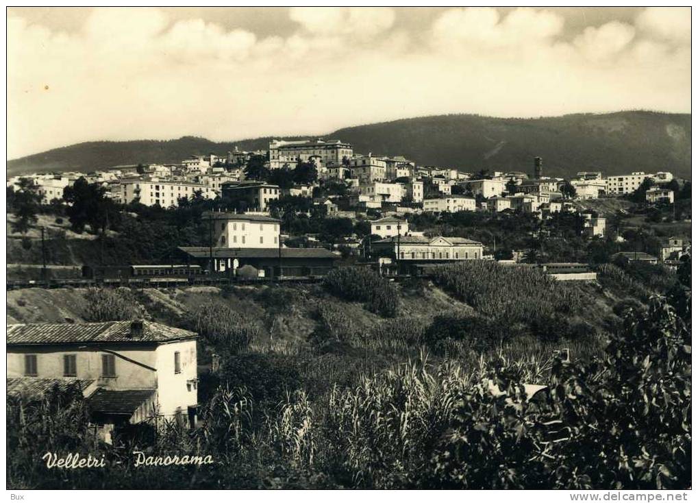 VELLETRI VEDUTA TRENO TRAIN    LAZIO  NON  VIAGGIATA   COME DA FOTO - Velletri