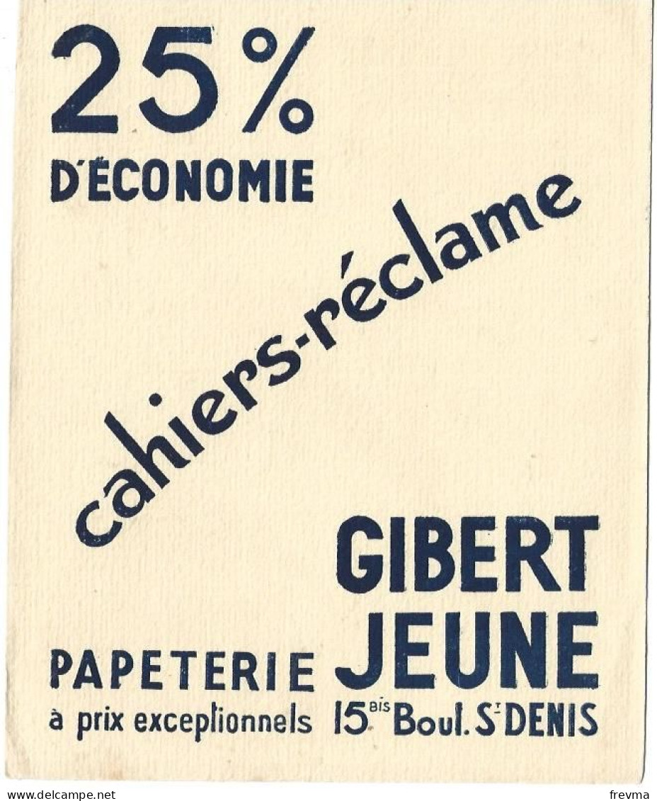 Buvard Papeterie Gibert Jeune - Papierwaren