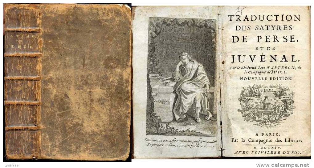 Satires Des Perse Et Juvénal, 1714 - 1701-1800